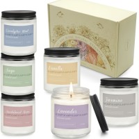 Wholesale 6-Pack Scented Candles Gift Set 300 Hours Long Burning Aromatherapy Candles