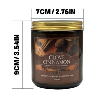 Wholesale 4-Pack Autumn Scented Soy Wax Candle Gift Set Pumpkin Spice, Caramel & Cinnamon Fragrance Candles for Cozy