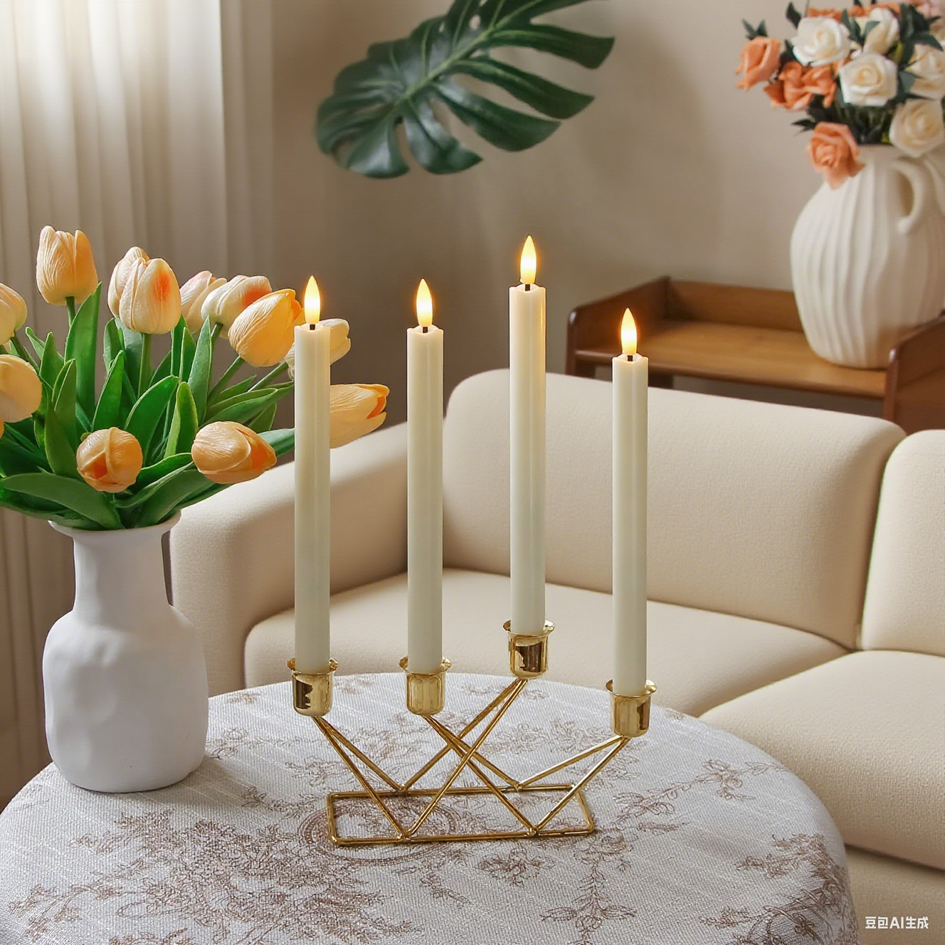 Wholesale 6pcs LED Flameless Conical Candles with Remote Control – Battery Operated Flickering Taper Candles