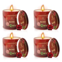 Wholesale 4-Pack Natural Soy Wax Scented Jar Candles – Extra Long Burn Time Aromatherapy Gift Set for Mothers Day, Bir
