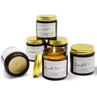 Wholesale 6-Pack Natural Soy Wax Scented Candles Gift Set – 300 Hours Long Burning Aromatherapy Candles for Women