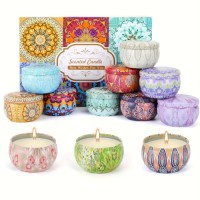 Wholesale 12pcs 2.2oz Natural Soy Wax Scented Candles – Essential Oil Aromatherapy Gift Set for Women