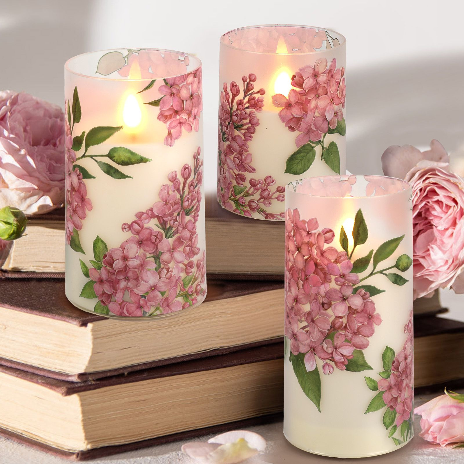 Wholesale 3pcs LED Flameless Flickering Candles with Remote Control – Battery Operated Pillar Candles for Home Decor