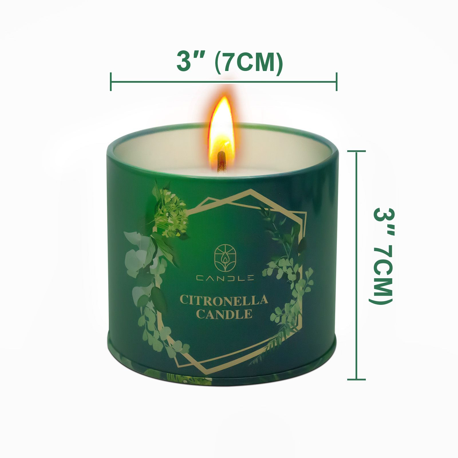 Wholesale 4pack Citronella Candles Outdoor Anti Mosquito In Patio Garden for summer