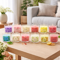 12-Scent Scented Candle Set | Floral Fruity Fragrances, Soy Wax
