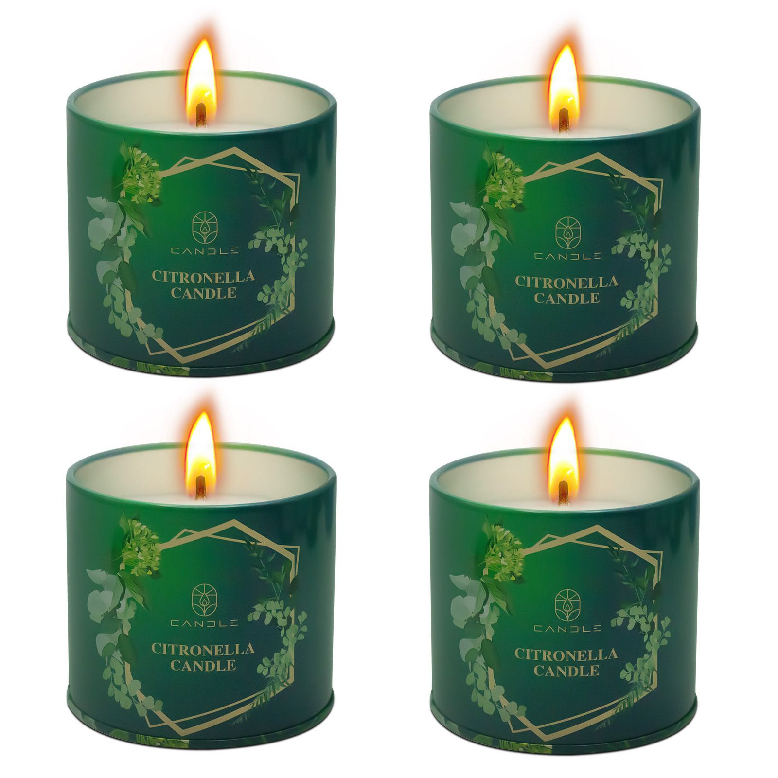 Wholesale 4pack Citronella Candles Outdoor Anti Mosquito In Patio Garden for summer